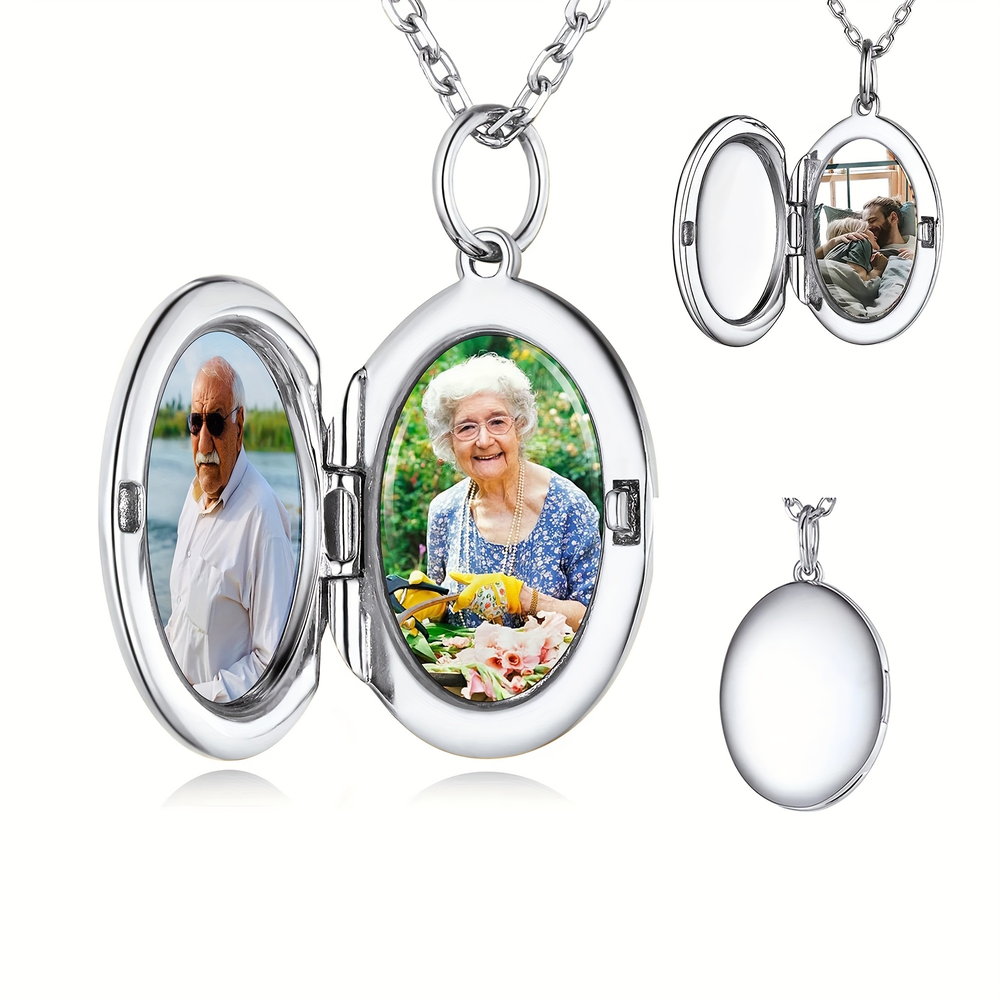 

Collier Médaille en Acier Inoxydable pour Photo - Idéal pour ou pour Offrir