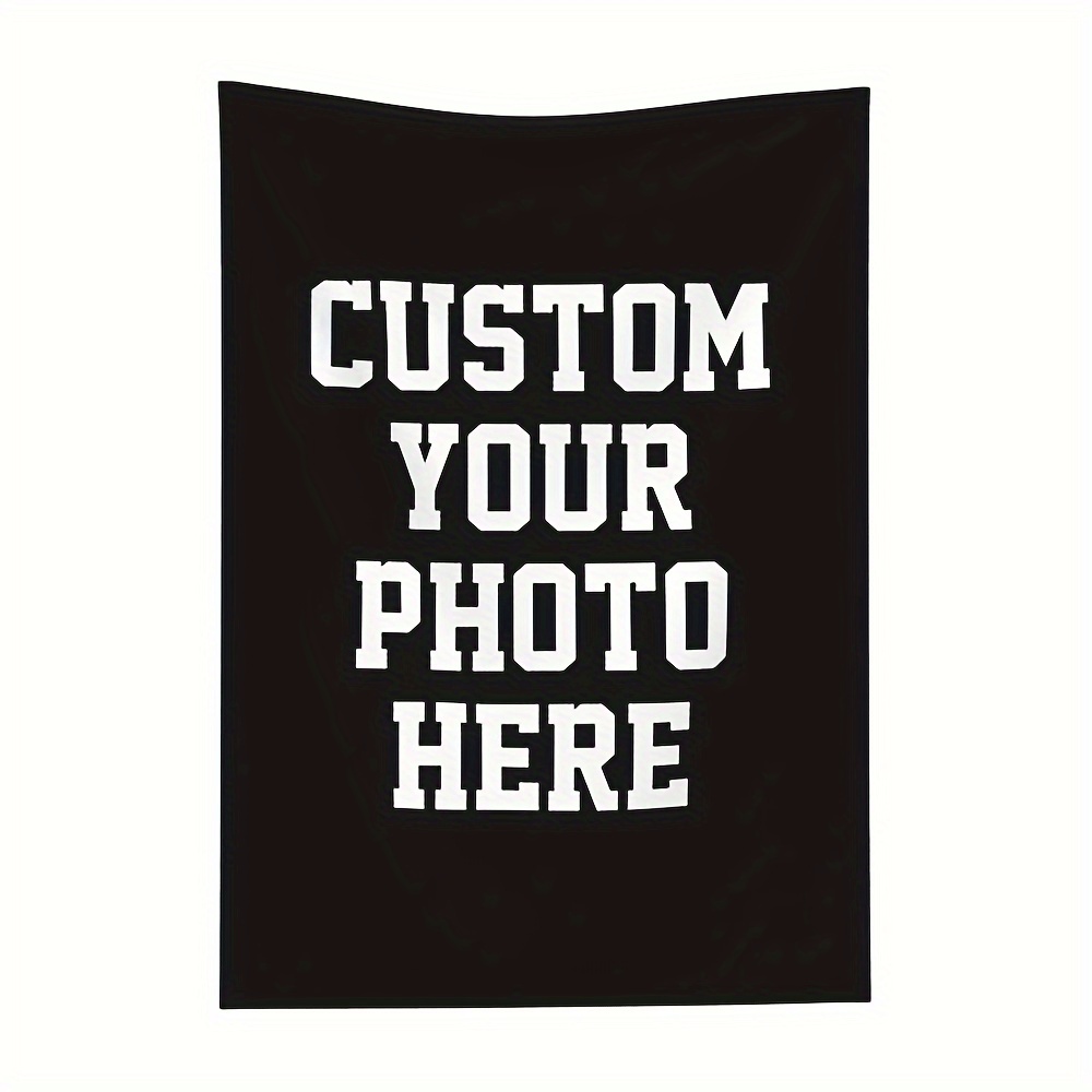 

Custom Blanket With Picture - Extra-soft Personalized Blanket, Customized Blanket, H D Print Custom Photo Blanket, Cozy Customizable Blanket, Custom Birthday Gift,suitable For Ages 14+