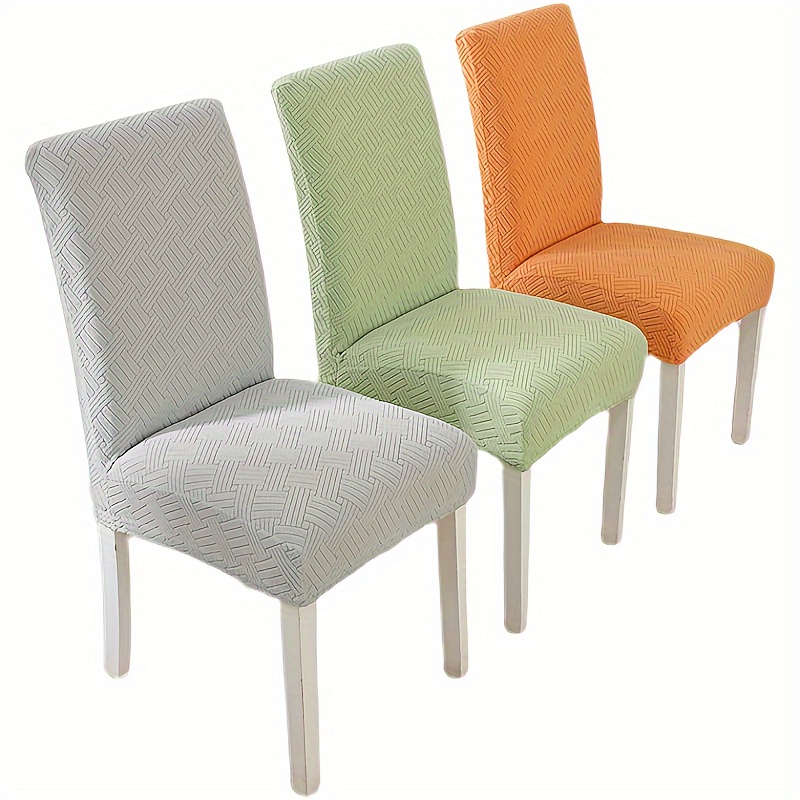 

2/4/6pcs Chair Covers Set, Slipcovers, Washable, Thickened Fleece
