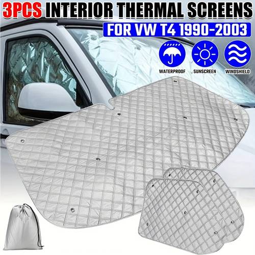 item picture car internal thermal windshield cover blind lifting window sunshade sun visor for vw t4 1990 2003