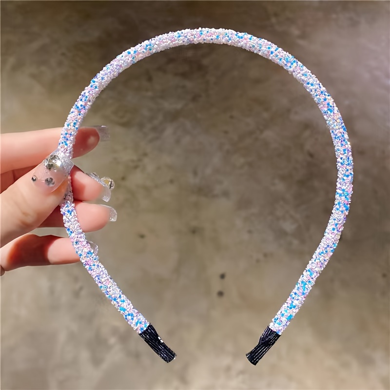 Single Glitter Headband with Sequins & Glitter Powder