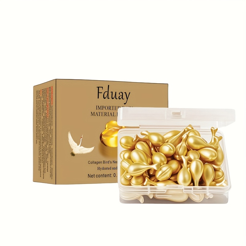 A Box Of 50pcs Of Collagen , Firm And Moisturizing, Rich In Collagen, Hyaluronic Acid And Vitamins, Suitable For Dry, Mixed And