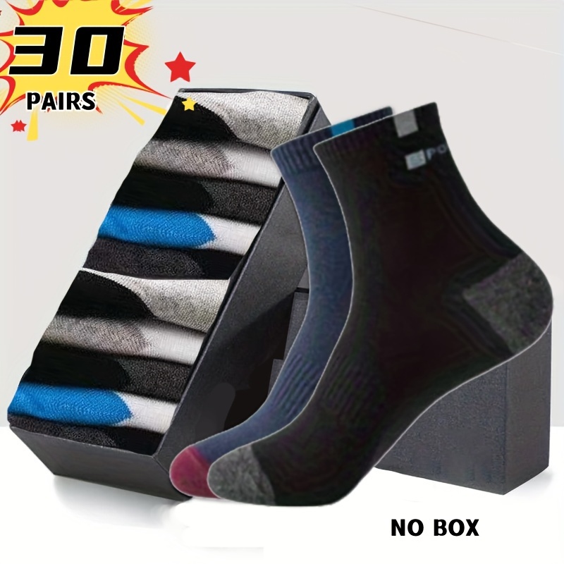 

Pairs Men's Athletic Socks - Breathable, Comfortable For All , Running & Casual Wear