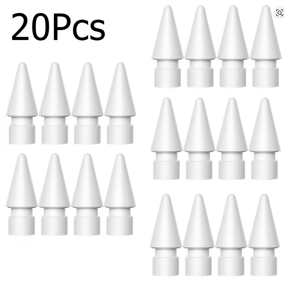 TEMU Replacement Pencil Tips For Pencil Generation Ipencil Smooth Spare Nibs For Ipad Pro Pencil 1/2 Stylus Fine Nib