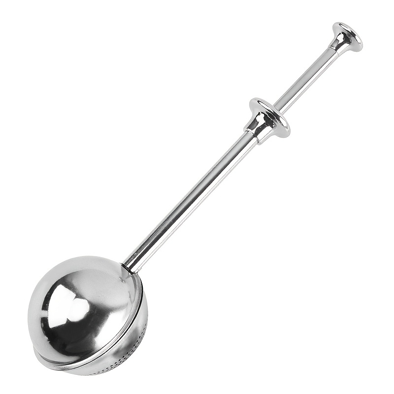 TEMU A 1pc Stainless Steel Baking Sieve For Sugar, A Loose Tea Leaf Steeper, And A Sugar Shaker Duster Sifter Into One, Designed For One-handed Use