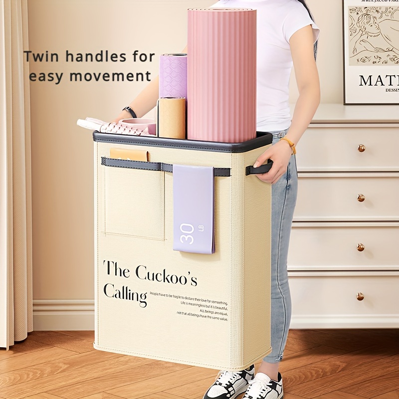 1pc Yoga Mat Storage Basket Fitness Equipment Organizer Home Gap Foam Rod Holder