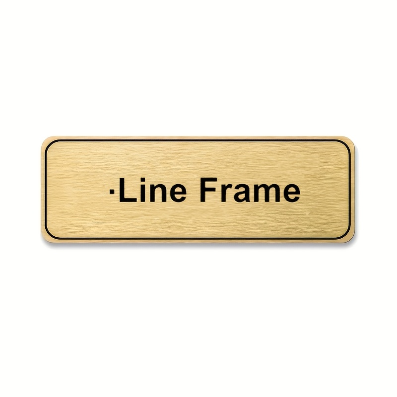 E-shop [Benutzerdefiniertes Produkt] . personalisierte Namensschilder, gravierte Plakette, Trophäenplatten mit graviertem, gebürstetem Rahmen,
