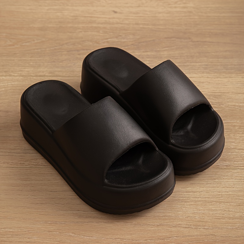 Thick Sole Height-increasing Slippers Women's Summer Outdoor Versatile Internet Celebrity Soft Sole Flip-flops Slippers, Women Shoes