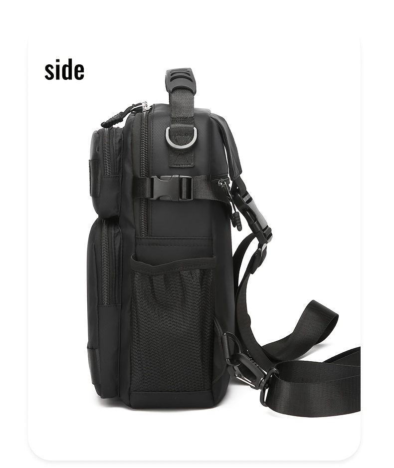 Wasserdichte Sling-brusttasche Mit Fächern Für Herren_voghion.com