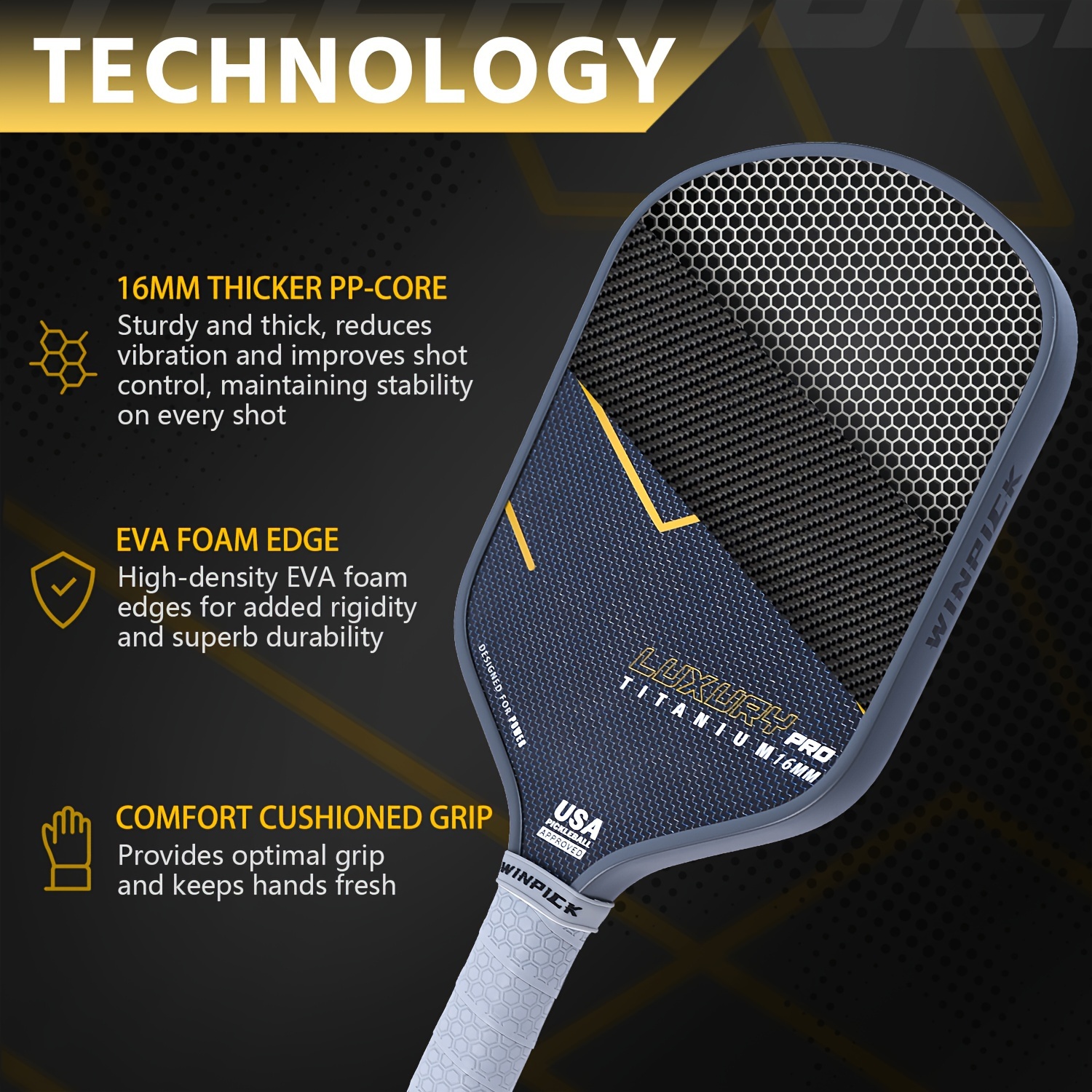 titanium alloy pickleball paddles 3k t700 carbon fiber - Temu