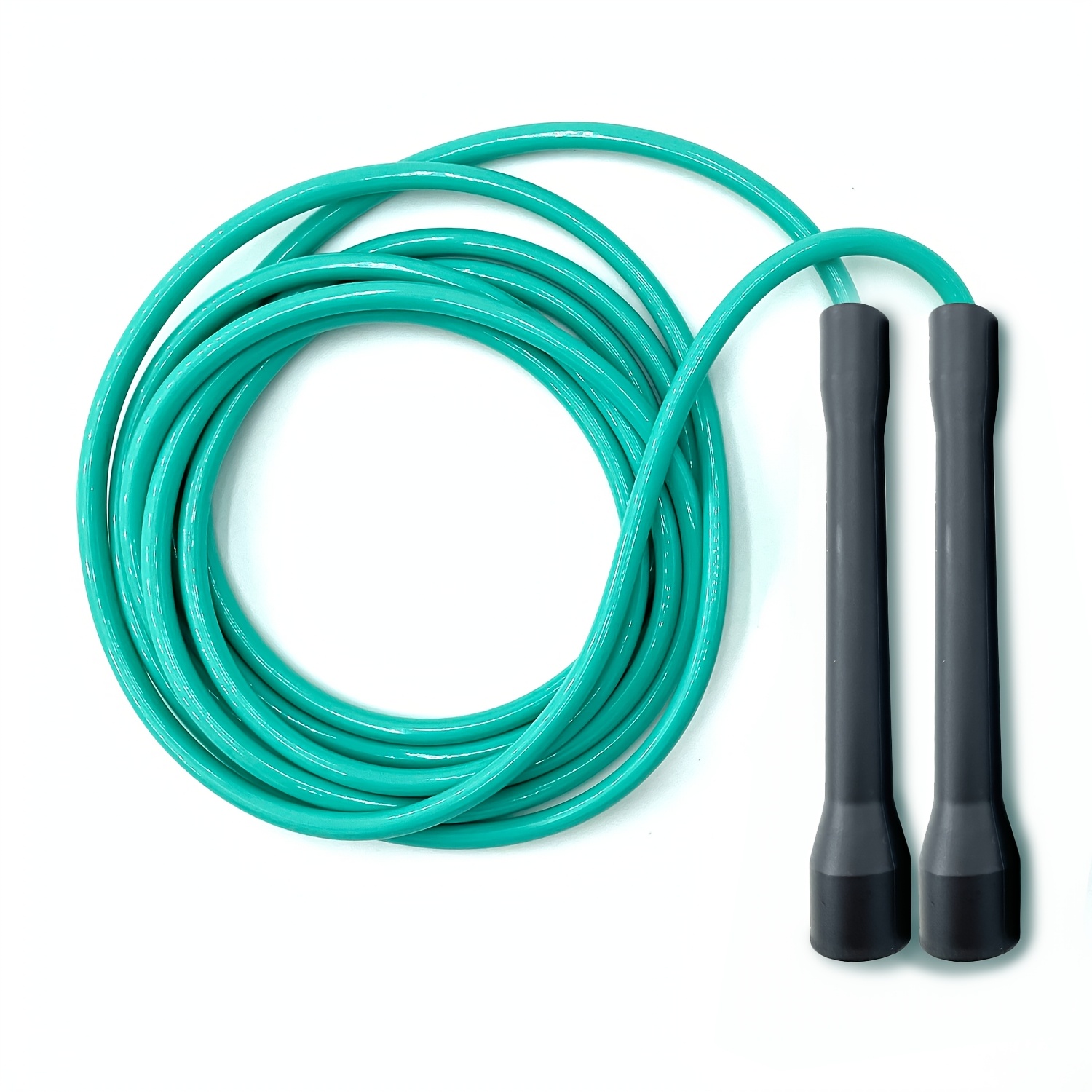 TEMU 6mm Pvc Heavy Jump Ropes For Fitness, Mma, Boxing, Muay Thai, Indoor/outdoor Adjustable Jump Rope With Unbreakable Handles & Non-kinking Pvc,