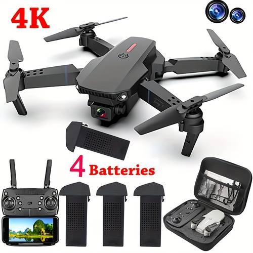 jerls rc with sd wifi fpv foldable 4 battery height fixed remote control beginners hd video recording portable compact