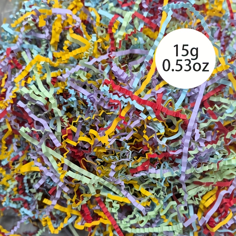 TEMU 15g Pack Of Bird Toy Supplements - Colorful Raffia Paper, Designed For Tearing And Playing, Suitable For Parrots And , Pet Puzzle Toys, Durable