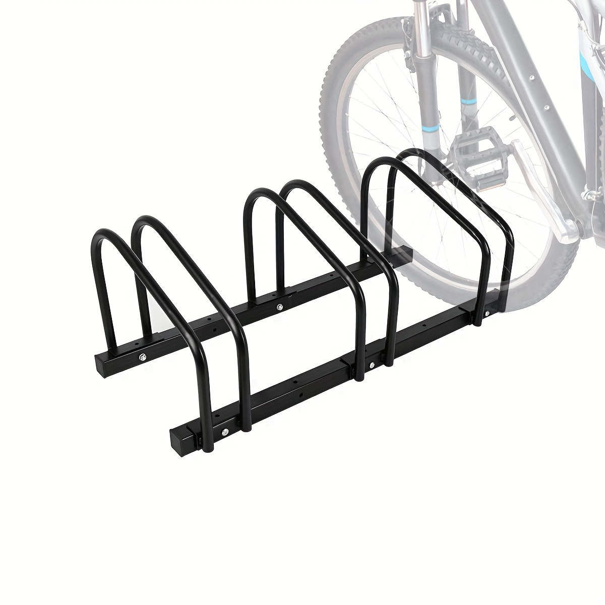 

1pc Rack - Powder Coated Bicycle Parking Stand For Indoor Storage With Recessed Shelf Design - Tool- Bike Display & Balance Bracket - Accessory