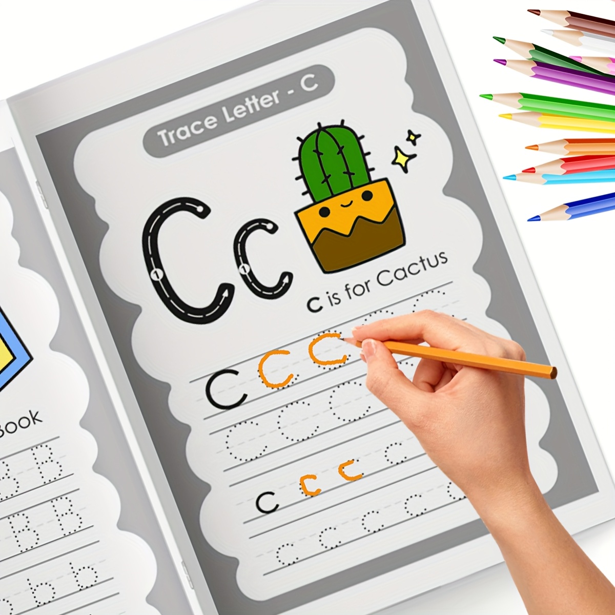 1pc Create a Title for a Series of Alphabet Coloring Worksheets