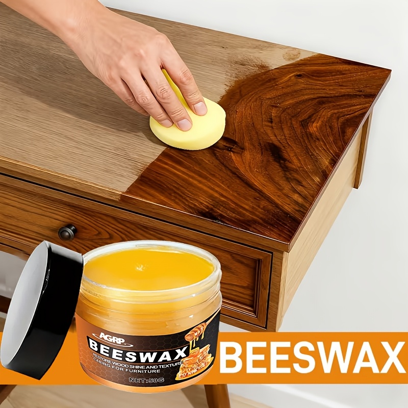 wood protector made from beeswax enhances brightness and   non tacky suitable for cabinets stairs and cutting boards