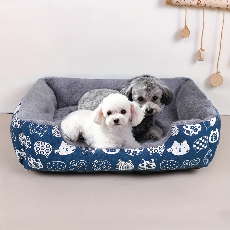 

Soft Plush Rectangular Pet Mat Provides Comfortable Indoor Pet Bed Sofa For Medium-sized And Small Dogs And Cats 1 Piece