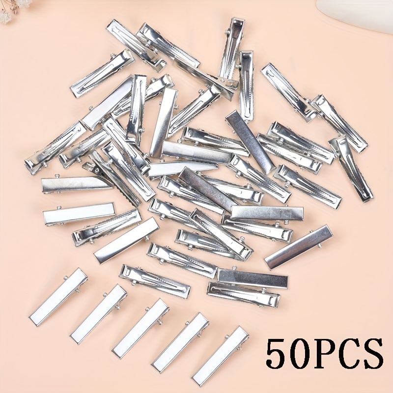 

50pcs Crocodile Shaped Metal Bow Diy Jewelry