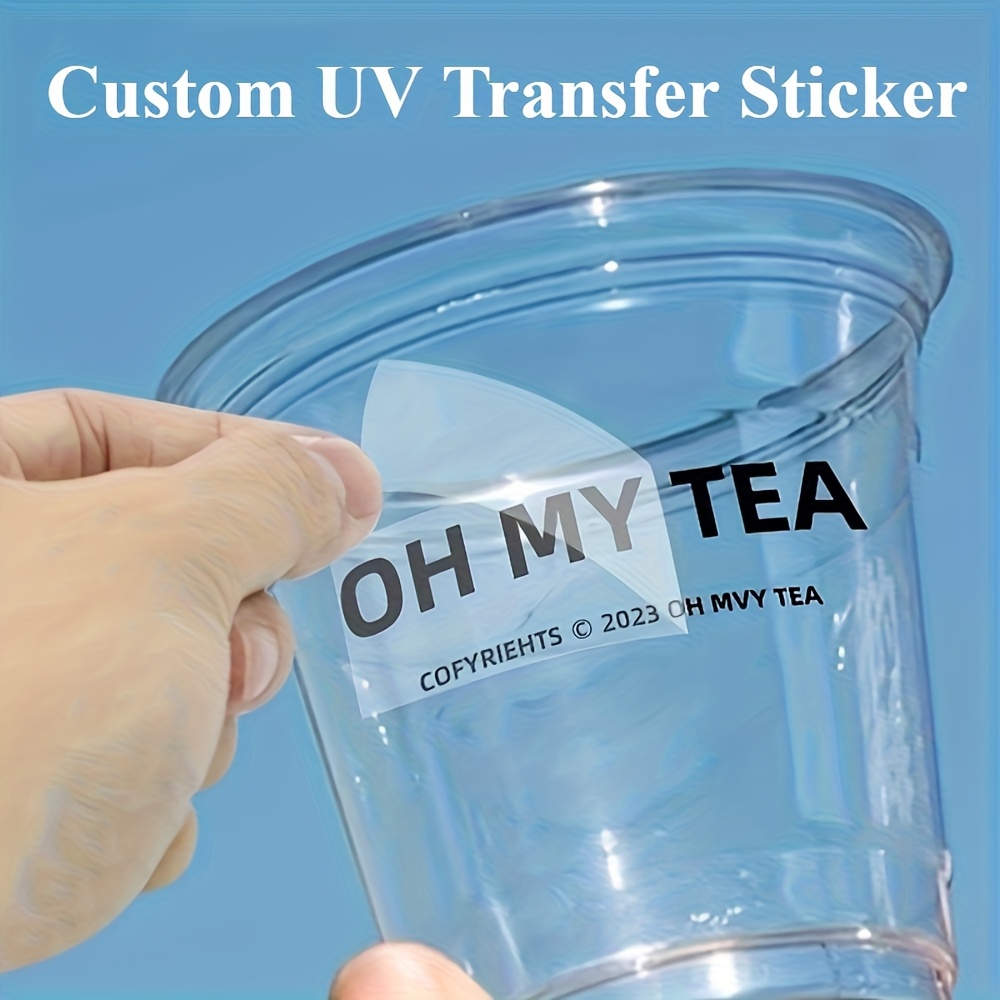 customized uv transfer stickers   rectangular multiple sizes most sizes customizable image and text   mixed color personalization suitable for water bottles coffee cups gift boxes perfect gift stickers customized images   personalized   3d transparent stickers suitable for smooth   easy to stick on durable and not easy to   high quality diy glass crafts   stickers self     mixed colors 0