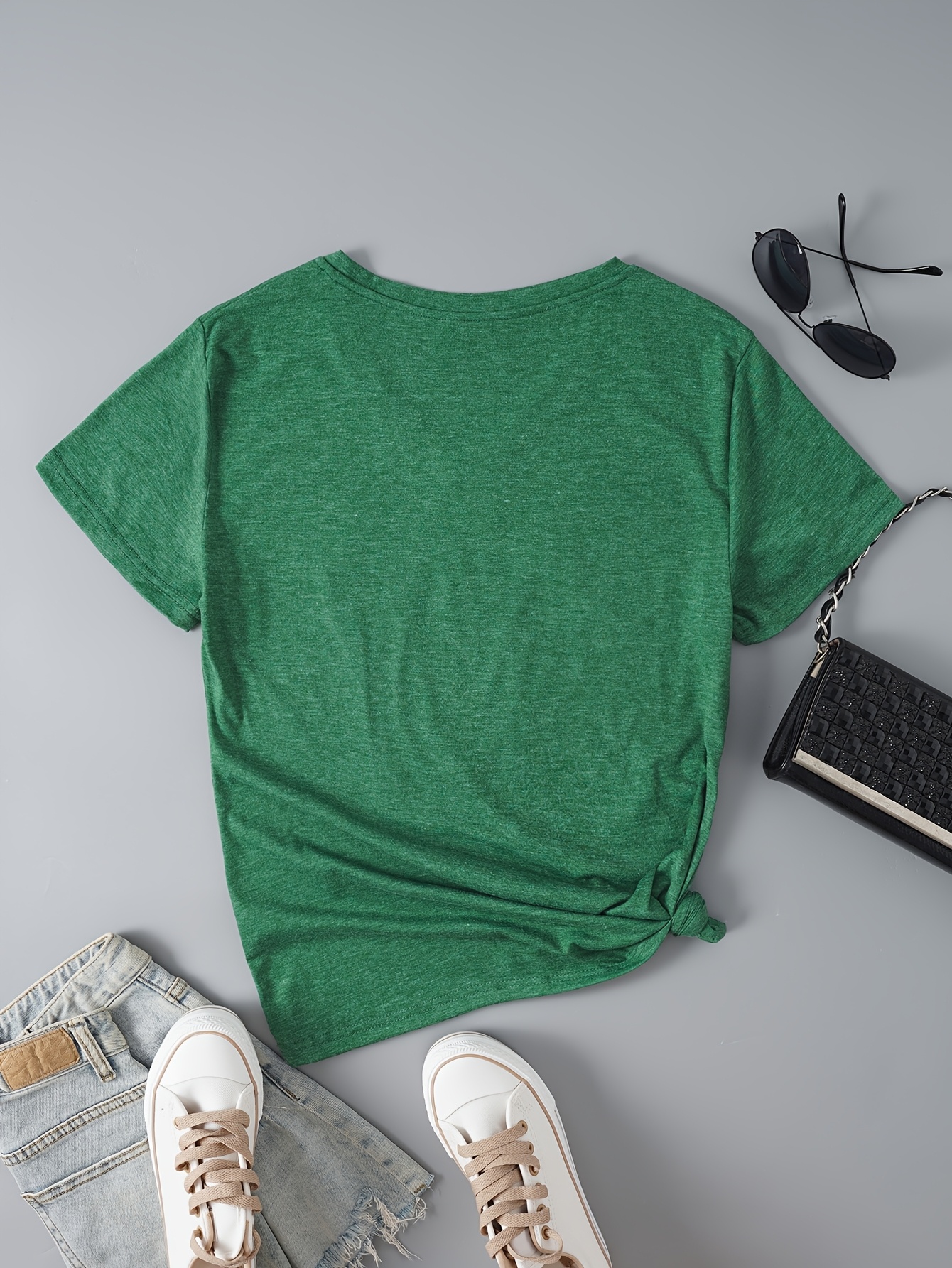 womens casual v neck t shirt with funny     graphic   short sleeve tee for casual attire ladies t shirts Product details 1