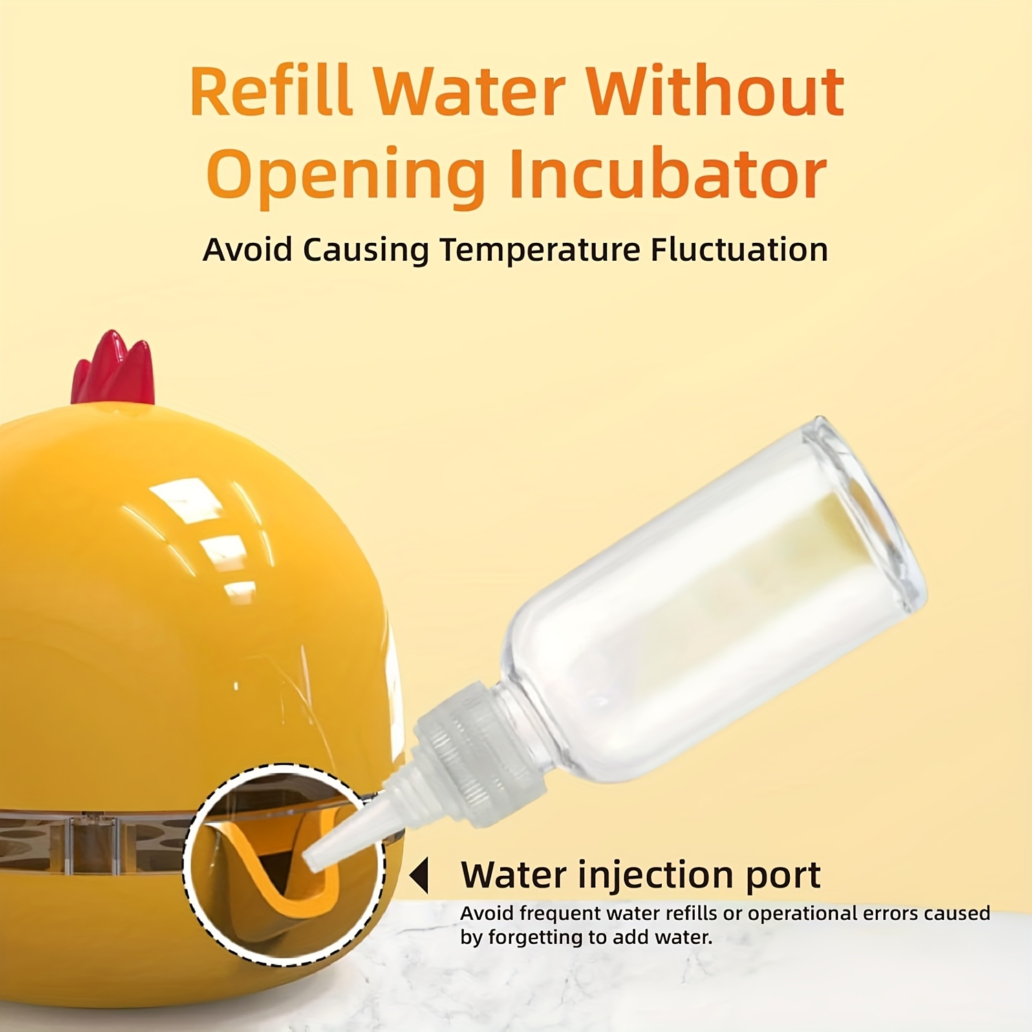 mini egg incubator capacity for 5pcs chicken eggs or 10pcs bird eggs 5v 2a safe voltage with set cute design suitable for home use Product details 4