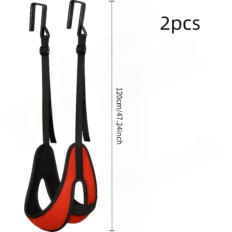 Over-the-Door Resistance Band with Adjustable Support