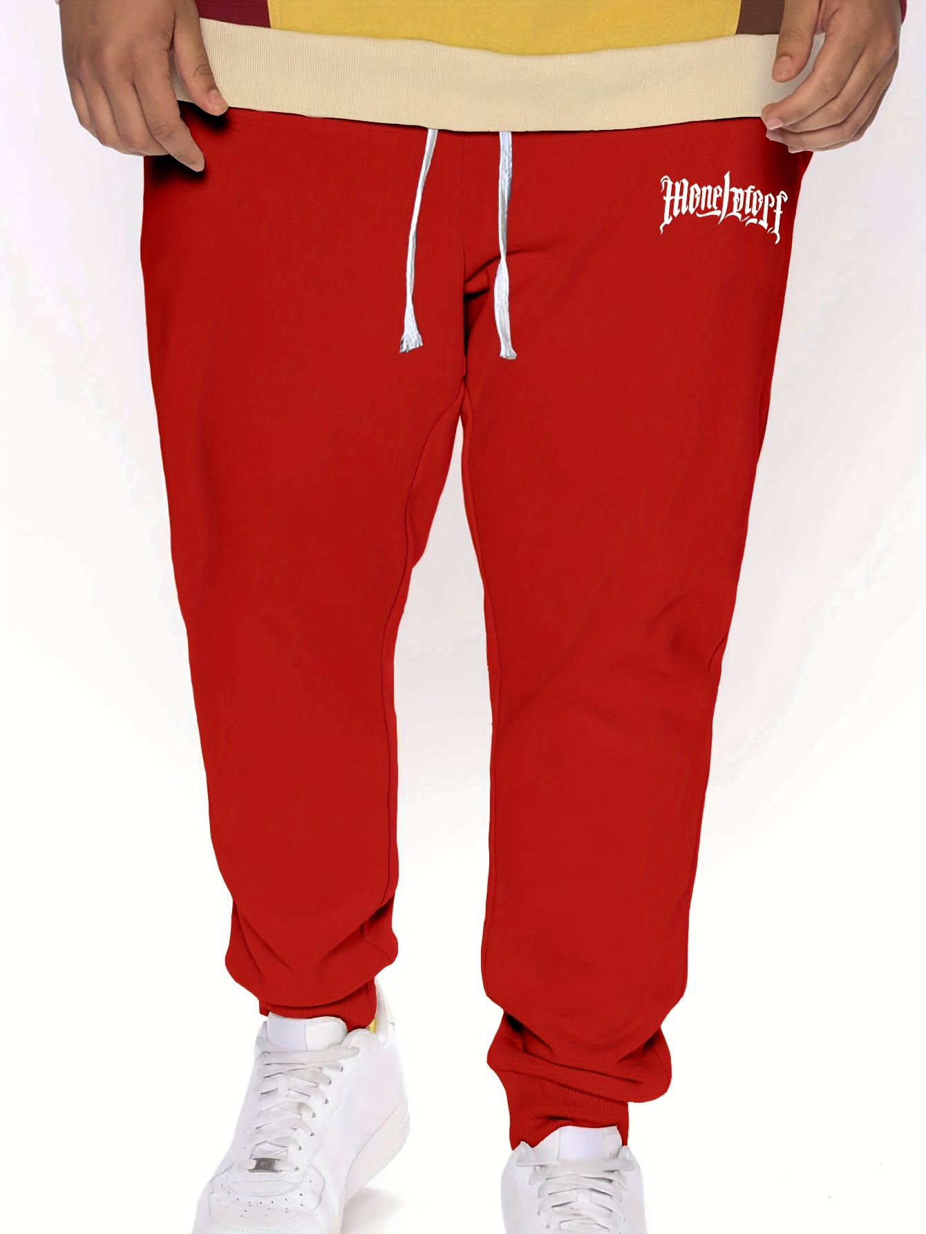 Plus Size Men's usa Graphic Print Jogging Pants For - Temu