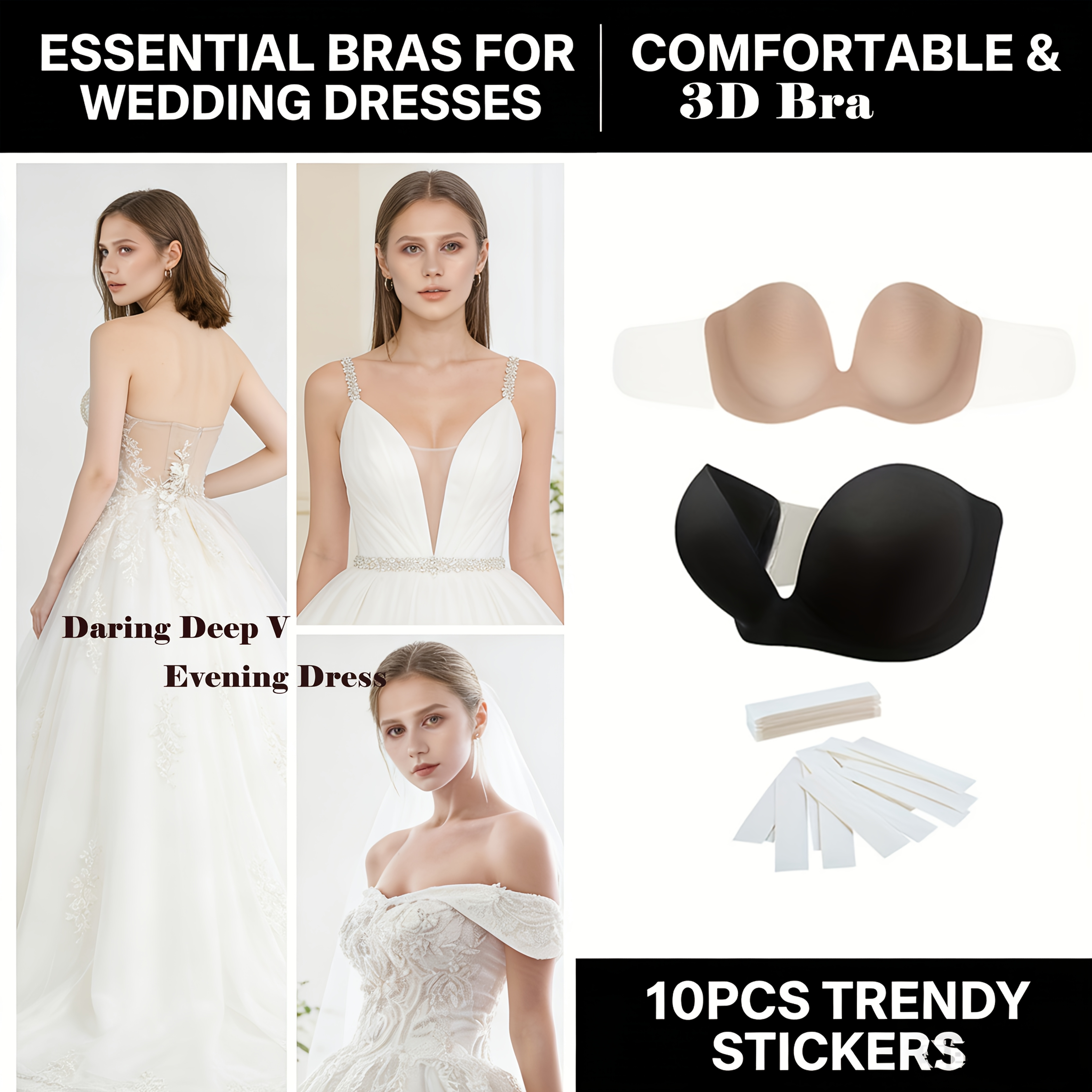 navy blue dress for baby girl XWSM Low Back Backless Bra Sexy Push Up Bra For Women Wedding Dresses  Lingerie Spaghetti Straps Everyday Wireless Bralette (Color : Black, Size :  32/70ABC) at Amazon Women's Clothing store main image 0