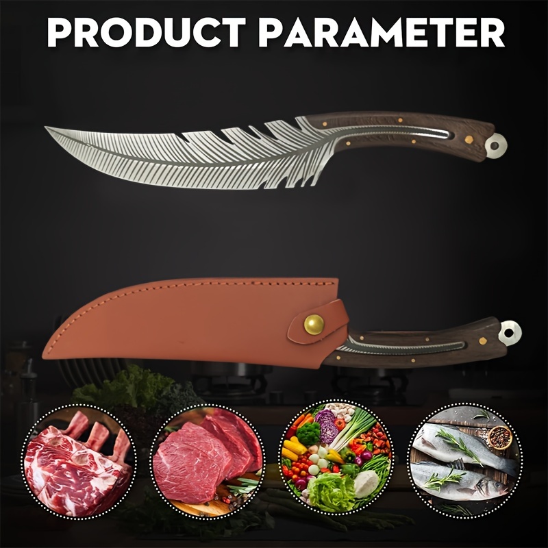 

An Straight Knife, Shaped, , Suitable For , Barbecuing, Cutting Meat, Vegetables And And