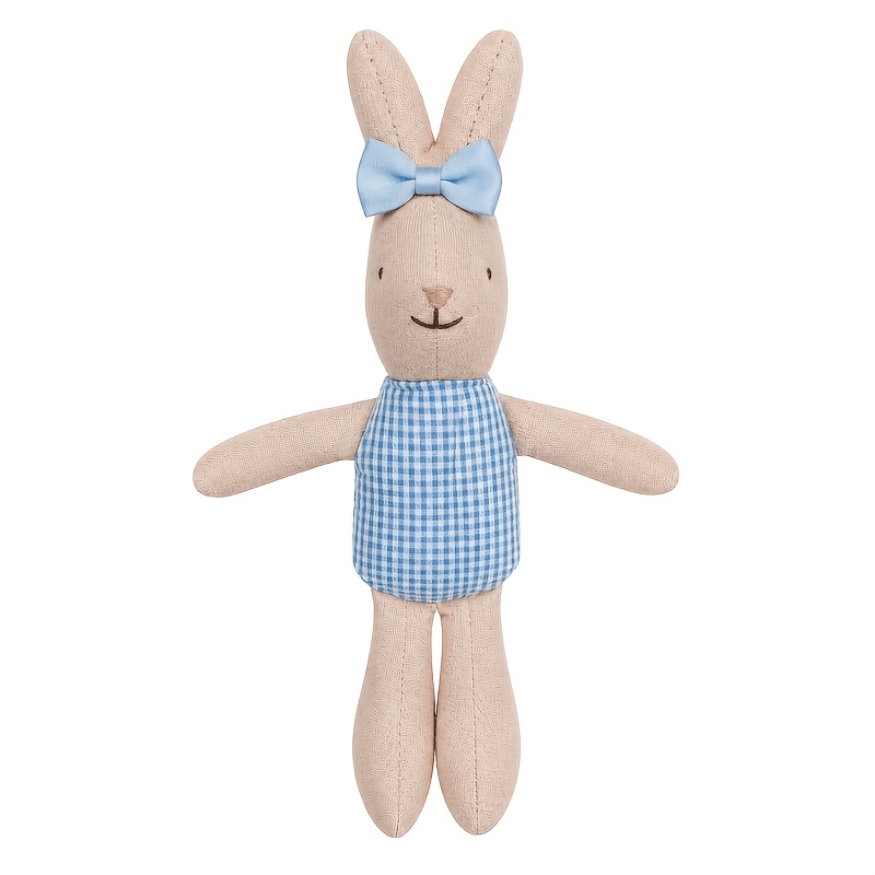 Handmade Fabric Rabbit Doll, Cute Nordic Style Puppet