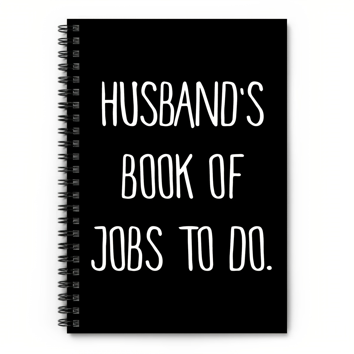 

1pc A5 Spiral Lined "husband's Book Of Jobs " Notepad - Perfect Gift For Him, Home To-do List Organizer, Ideal For Christmas And Valentine's Day