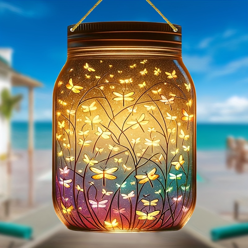 

1pc Firefly Sun Catcher, Beautiful Acrylic, (7.1 "x4.9") The Perfect Gift For Any Occasion! Brighten Up Your Space With This Eye-catching Ornament, Suitable For Home And Room Windows, Walls And