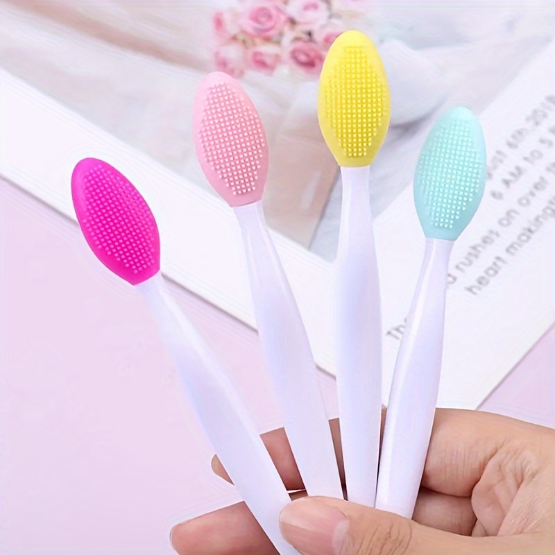 

Use 1 Silicone Pore Brush To Clean Your Large And Visible Pores With This Facial Brush, A Double-sided Cleaning , And Beauty And Skincare Accessories