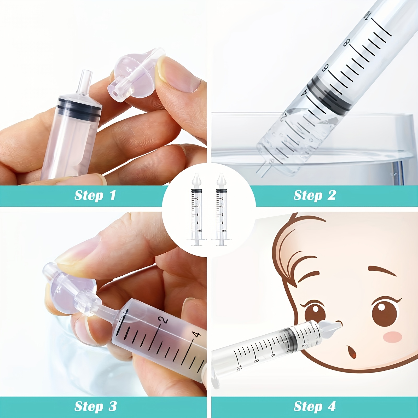 2pcs Nasal Rinse