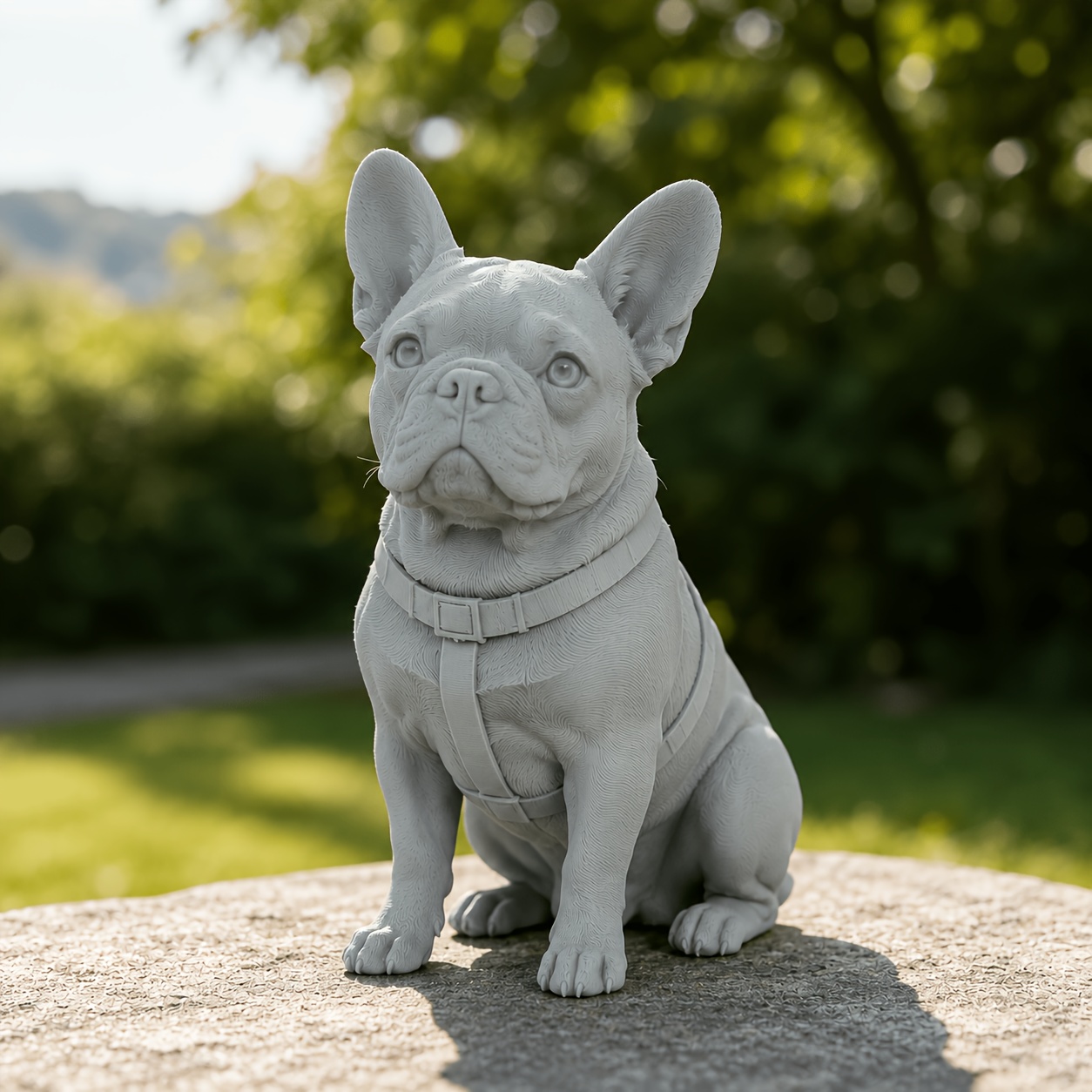 Personalized 3D Printed Pet Figurine from Photo, Custom Dog & Cat Portrait Statue
