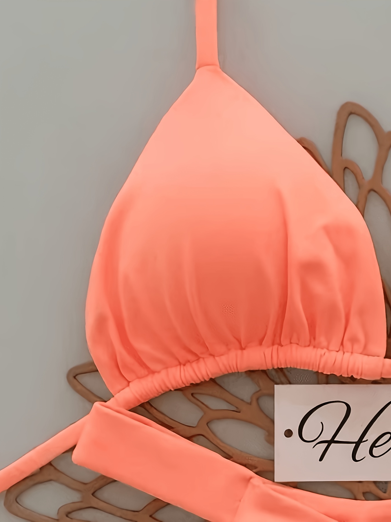 Women's Fashion Bikini Split Solid Color 2pcs Set