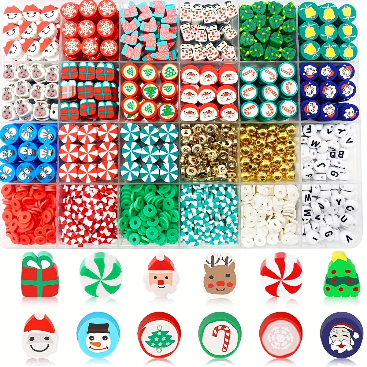 

1500pcs Christmas Kit For Making - Bracelet & Necklace , -out / , No Needed, Beading Set