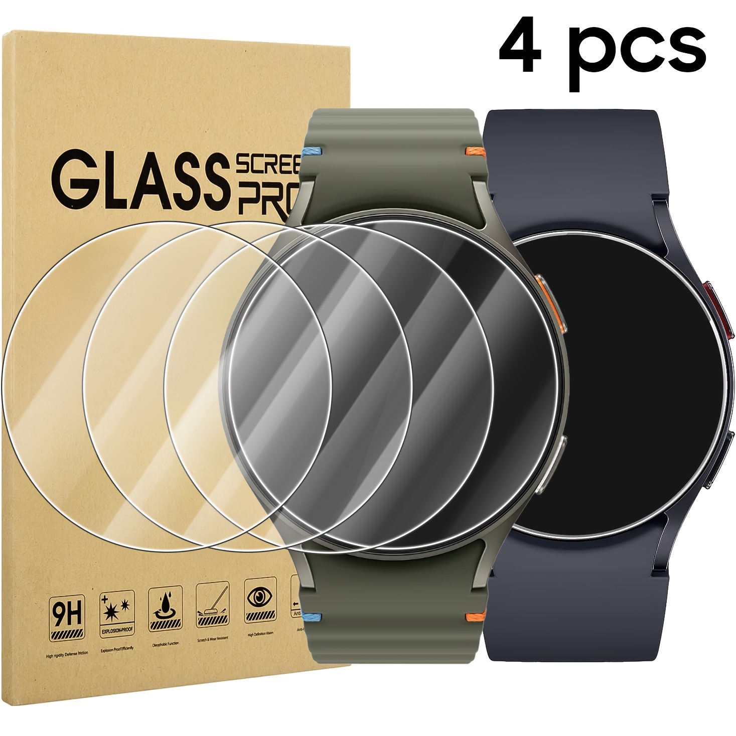 

[ ] 4pcs Protectors For 7 (40mm & 44mm), -, , Touch Accessories