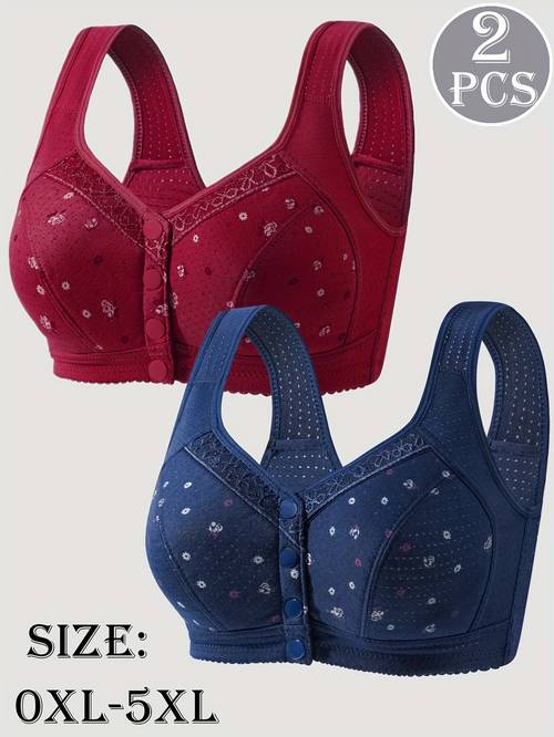 Artikelbild 2er-pack spitze bequem atmungsaktiv elegante damen unterwäsche wireless size bh