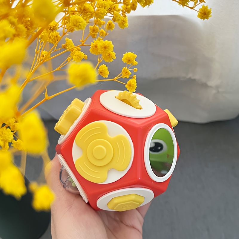 Image of 12in 1 Toys, 12-sided Activity Ball Fine Motor Skills, Travel Toy For Car Seat, Airplane - Toy, Sensory Play Birthday Christmas Gifts For Boy/girl