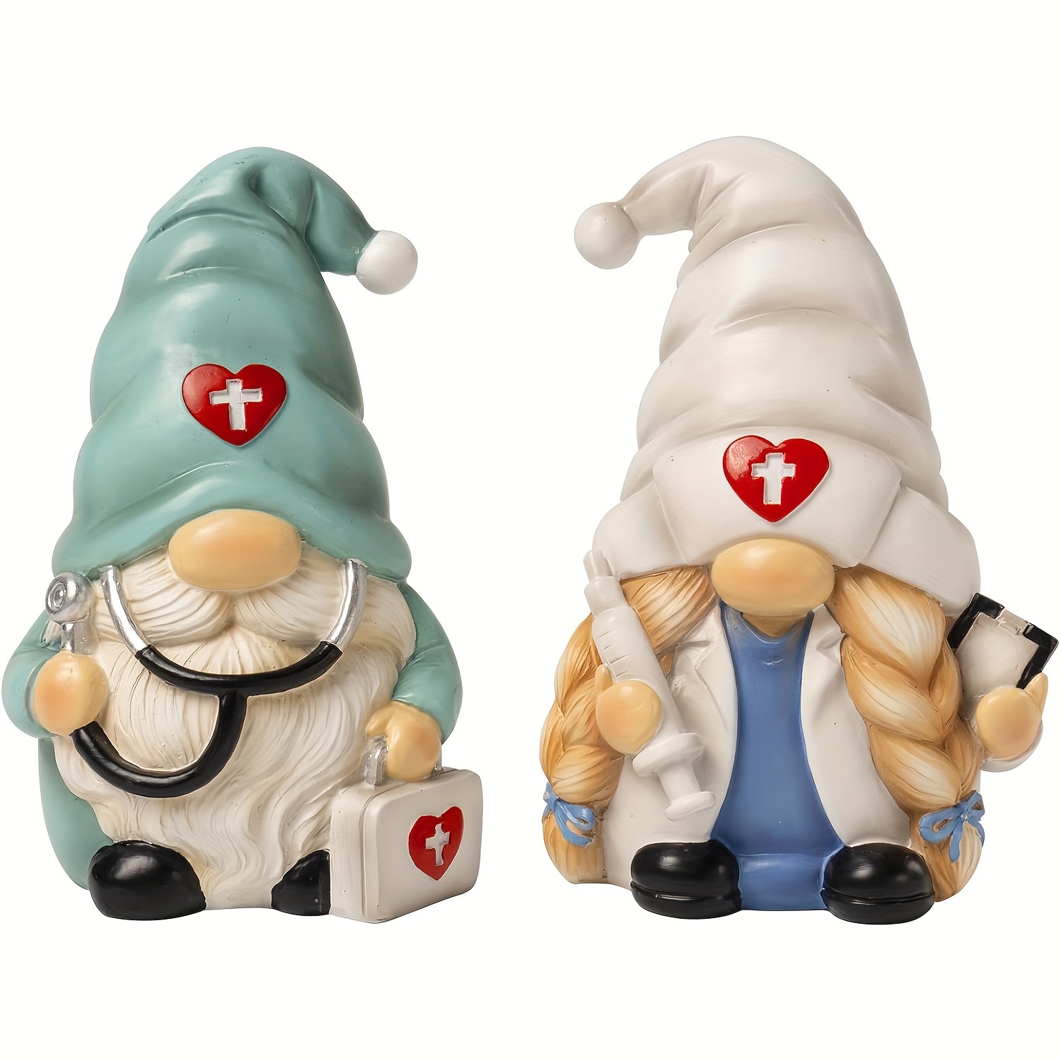 TEMU 4.7" Nurse Gnome Figurines Decor, Nurse Day Doctor, Desk Decorations