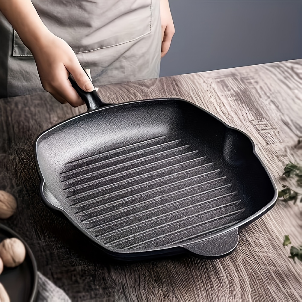 kitchen   non stick cast     steak fish thickened flat bottom ideal for home kitchens restaurants details 1