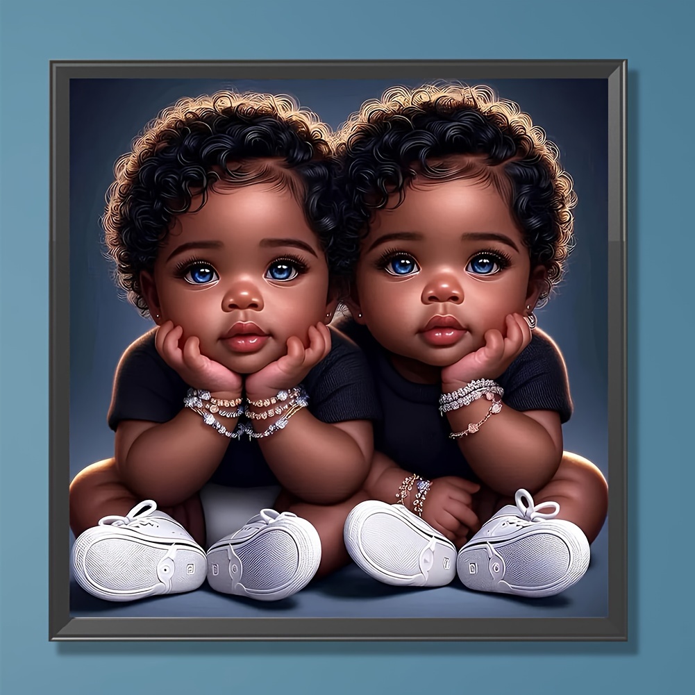1pc 20x20cm/7.87x7.87in Frameless Curly Hair Lady Model Pattern 5D Diamond Painting Set 23 dd6b8677 7abe 4d80 969c 118357692a9d