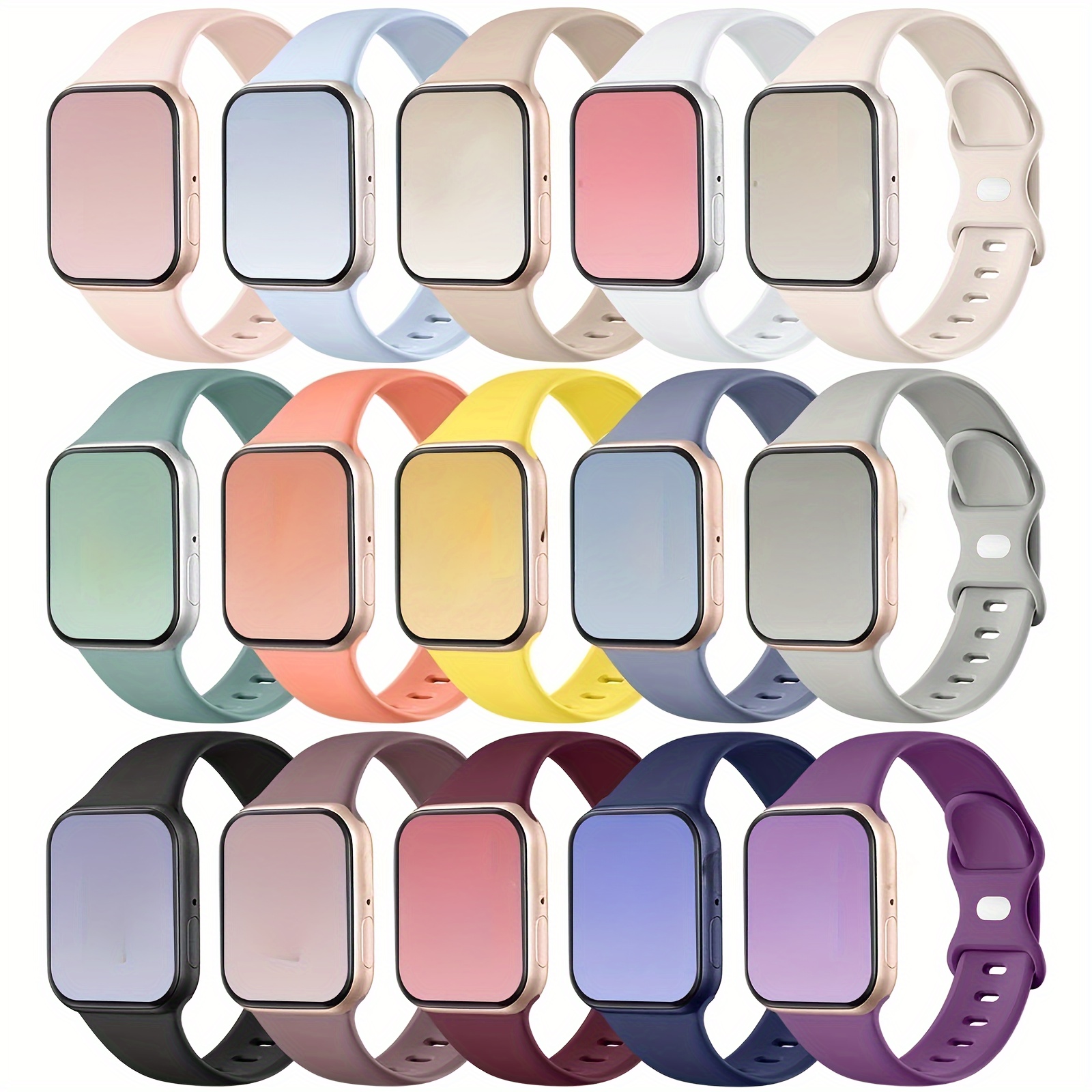 

15pcs Set For Women, Compatible 40mm/41mm/38mm/45mm/44mm/42mm For Iwatch, And , For 9/8/7/6/5/4/3/2