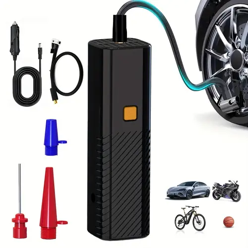 4000mah battery tire inflator portable air compressor 150 psl air pump for car tireswith pressure gauge led light 3x faster inflation cordless one click smart tirepump for car bike motorcycle tire pump tire air pump tire inflator