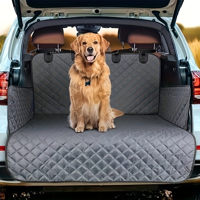 Dog Car Trunk Liner, 1pc Non-slip Cargo Mat With Storage Pocket, Pet Trunk Protector For Suvs, Sedans, Cars - Versatile Design For Travel And Picnics