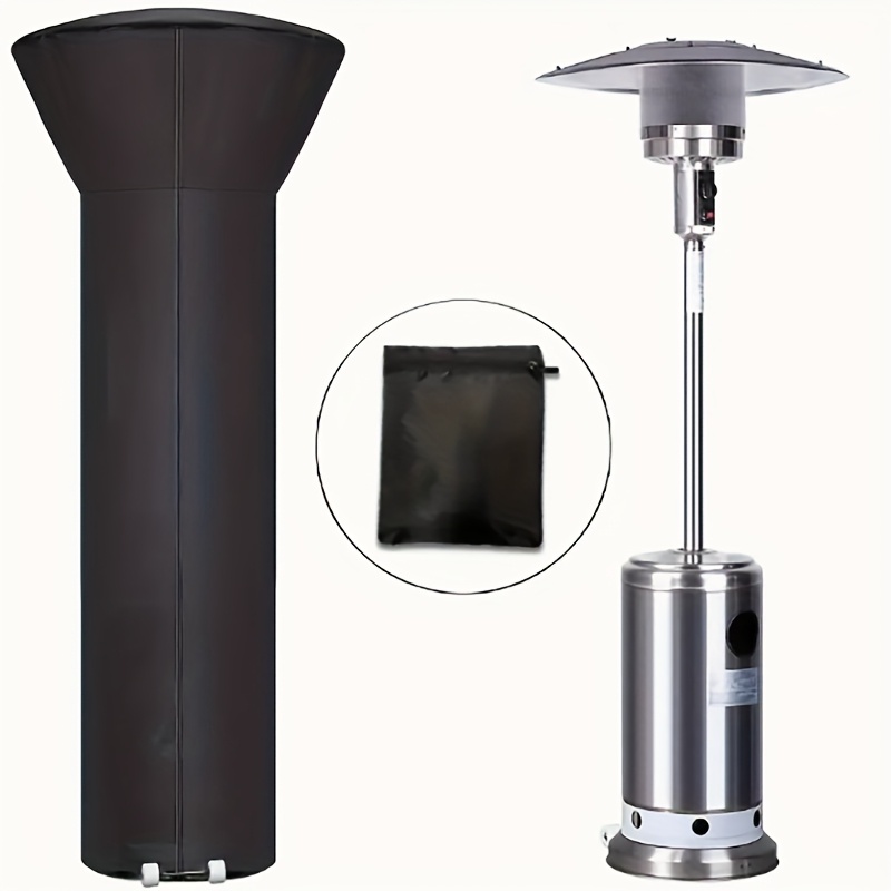 TEMU 1 Set, Patio Heater Cover With Zipper And Storage Bag, Outdoor Heater Cover For Patio Heater