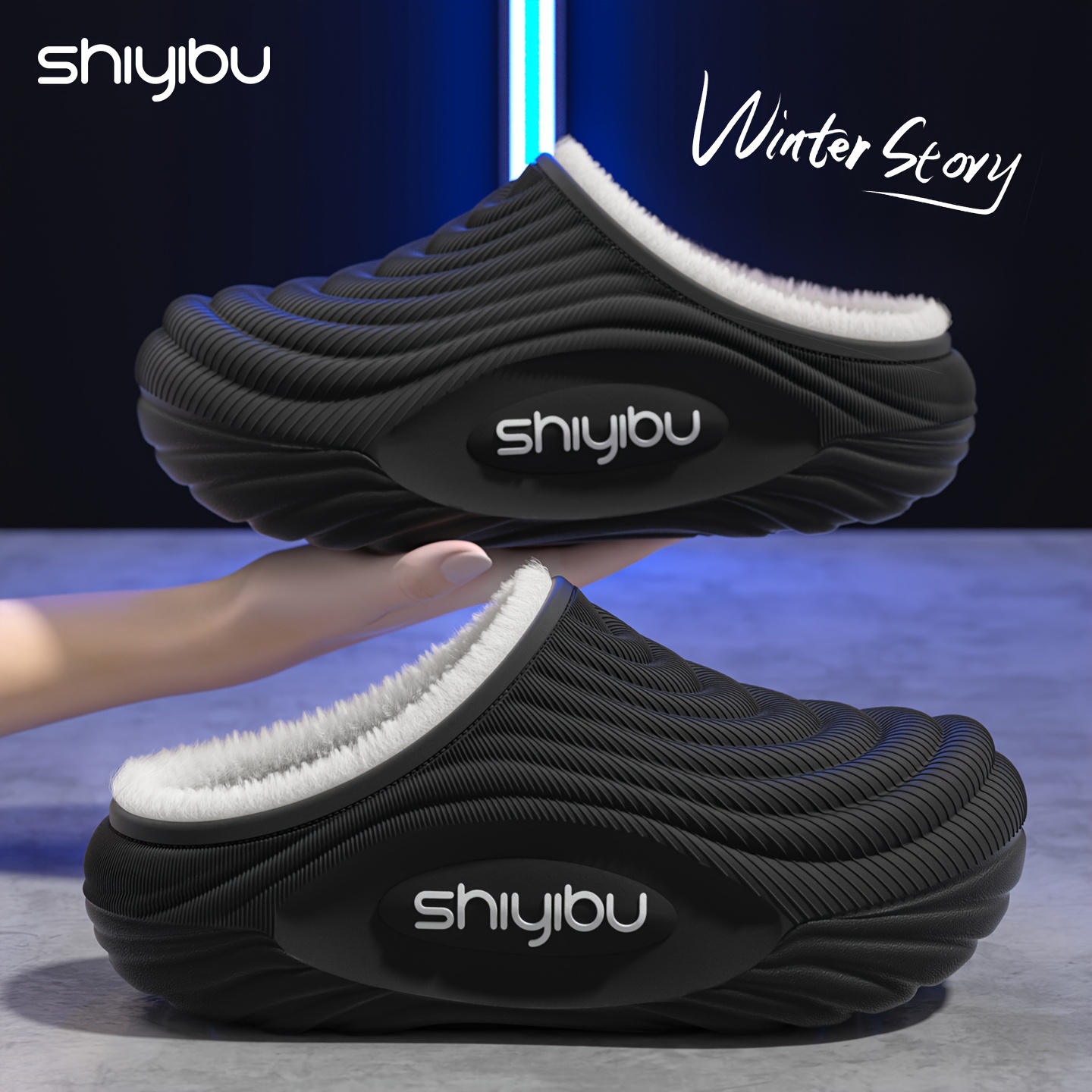 Winter New Slippers Couple Fashion Versatile Home Warm Fleece-Lined Non-Slip Thick-Soled Wear-Resistant Shoes Soft-Soled Thick Bottom Warm Thickened, Women Shoes 3 Winter New Slippers Couple Fashion Versatile Home Warm Fleece-Lined Non-Slip Thick-Soled Wear-Resistant Shoes Soft-Soled Thick Bottom Warm Thickened, Women Shoes - Image 3