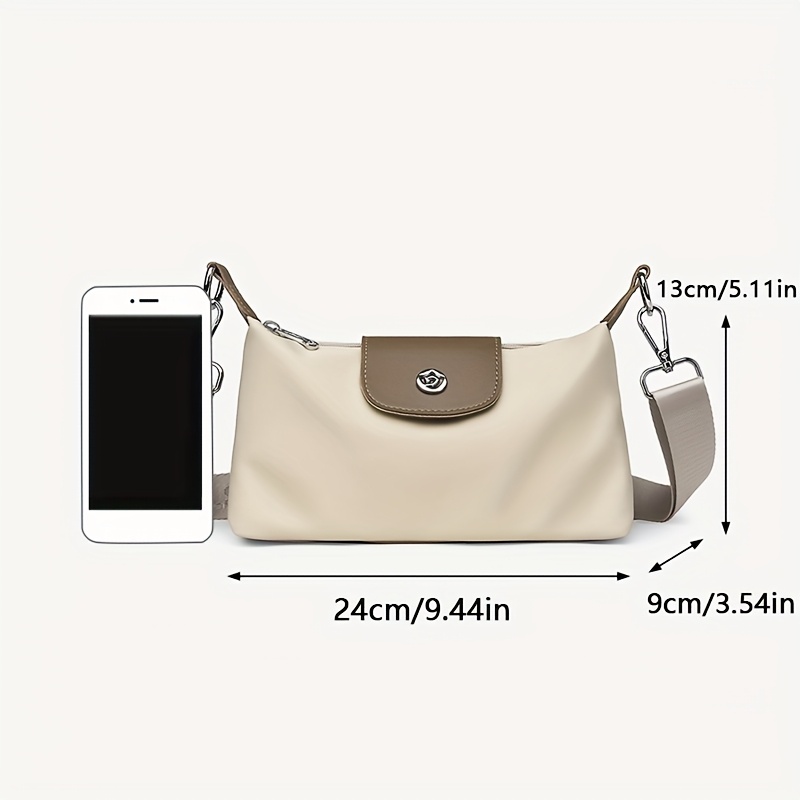 high quality nylon womens shoulder bag fashionable   small square bag lightweight mobile phone bag   crossbody bag Product details 1