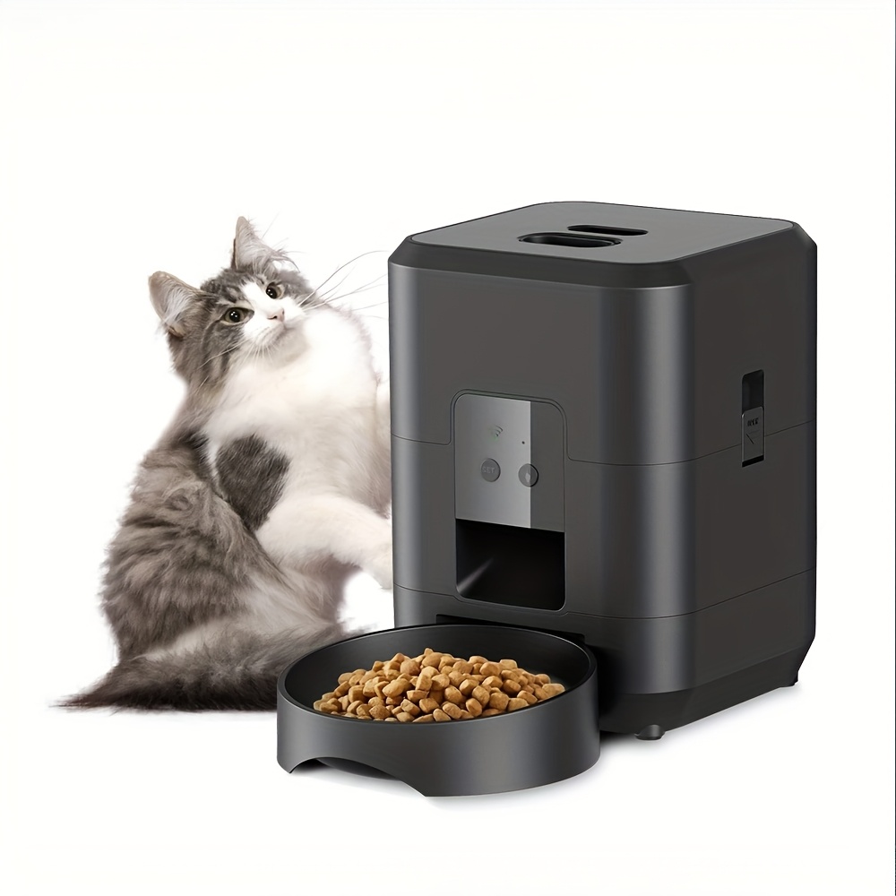 Automatischer Futterspender Für Katzen & Hunde – 4,5 L, Schwerkraft-Prinzip, Mit Wasserspender